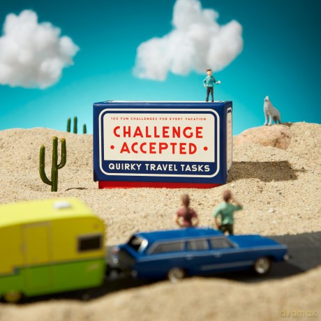 Challenge Accepted Travel Tasks Card Deck [KSIĄŻKA]