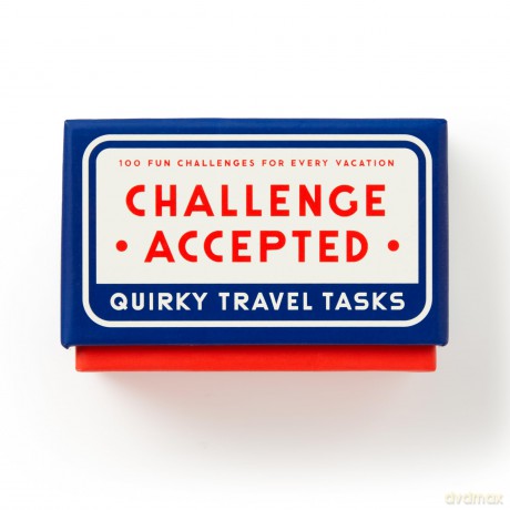Challenge Accepted Travel Tasks Card Deck [KSIĄŻKA]