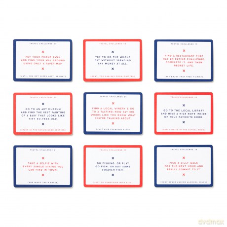Challenge Accepted Travel Tasks Card Deck [KSIĄŻKA]