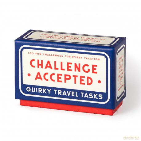 Challenge Accepted Travel Tasks Card Deck [KSIĄŻKA]