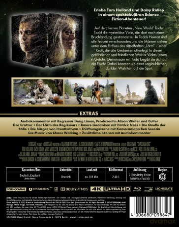 Chaos Walking - Limited Steelbook Edition [2xBlu-Ray]