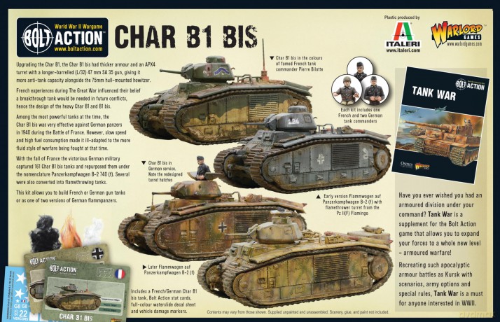 Warlord Games Ltd: Char Bis