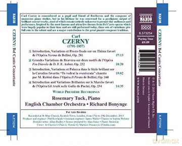 Rosmary Tuck: Czerny:Piano Variations [CD]