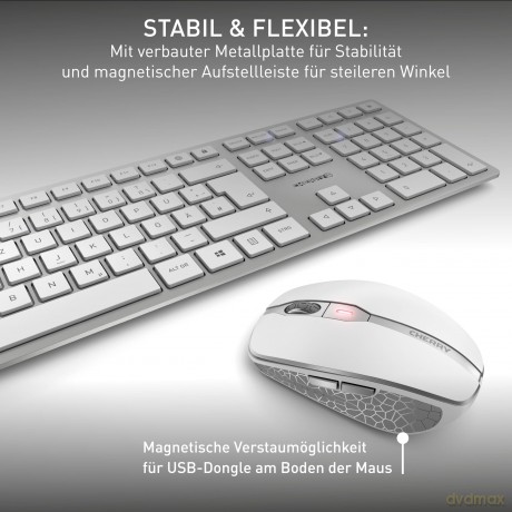 CHERRY DW 9100 SLIM Tastatur-Maus-Set ka