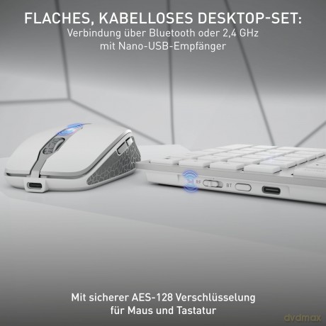 CHERRY DW 9100 SLIM Tastatur-Maus-Set ka