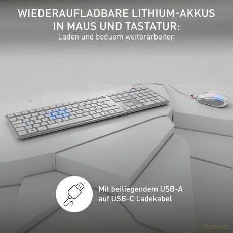 CHERRY DW 9100 SLIM Tastatur-Maus-Set ka