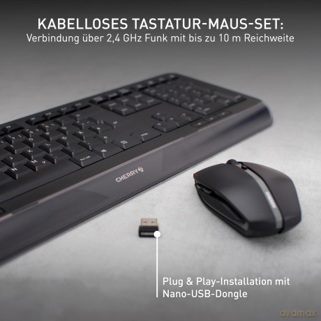 CHERRY GENTIX DESKTOP Tastatur-Maus-Set