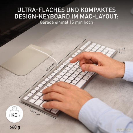 CHERRY KC 6000 SLIM for MAC Tastatur kab