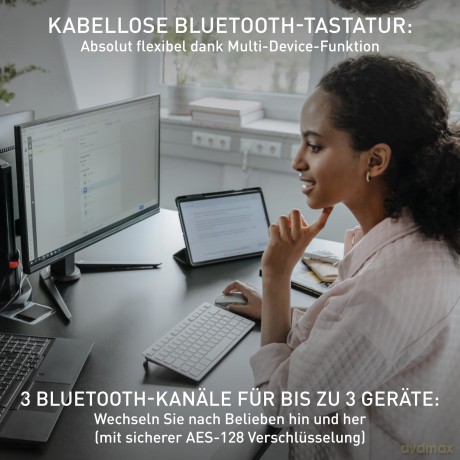 CHERRY KW 7100 MINI BT Tastatur kabellos