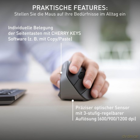 CHERRY MW 4500 Maus ergonomisch