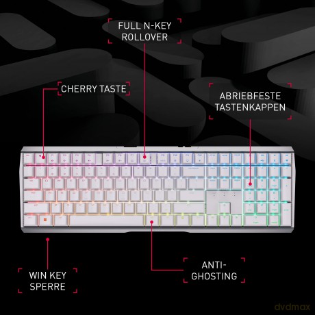 CHERRY MX 3.0S WIRELESS KEYBOARD MX red