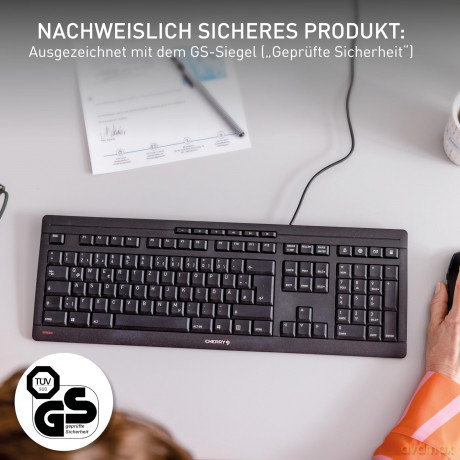 CHERRY STREAM Tastatur kabelgebunden