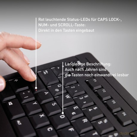 CHERRY STREAM Tastatur kabelgebunden