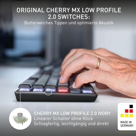 CHERRY TAS KW 550 MX LP TKL Layout DE Sc