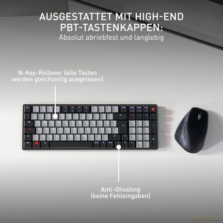 CHERRY TAS KW 550 MX LP TKL Layout DE Sc