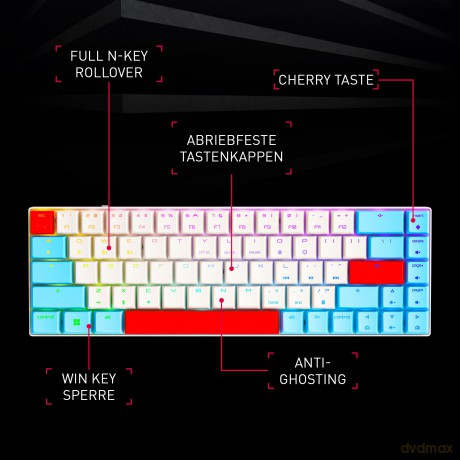 CHERRY TAS MX-LP 2.1 Compact Wireless DE