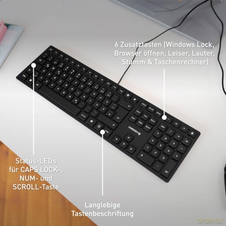 Cherry Tastatur KC 6000 schwar