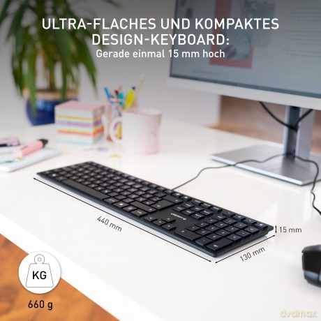 Cherry Tastatur KC 6000 schwar
