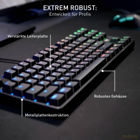 CHERRY XTRFY K4V2 TKL keyboard, black