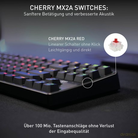 CHERRY XTRFY K4V2 TKL keyboard, black