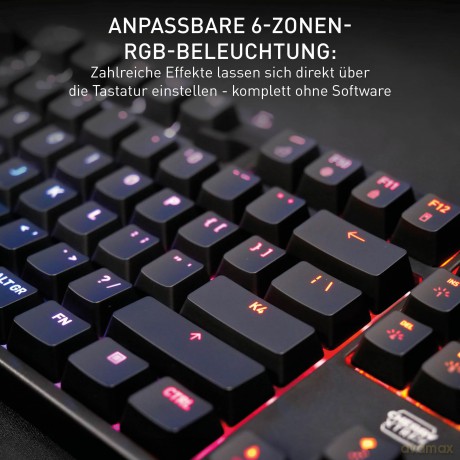 CHERRY XTRFY K4V2 TKL keyboard, black