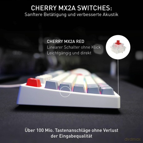 CHERRY XTRFY K4V2 TKL keyboard, retro