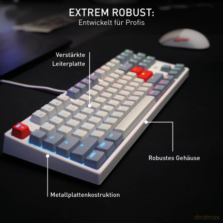 CHERRY XTRFY K4V2 TKL keyboard, retro