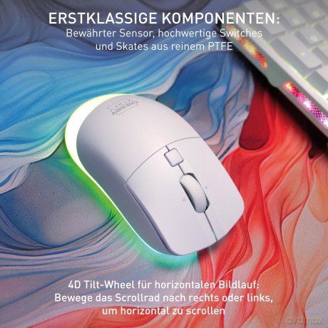 CHERRY XTRFY M50 White Wireless Mouse