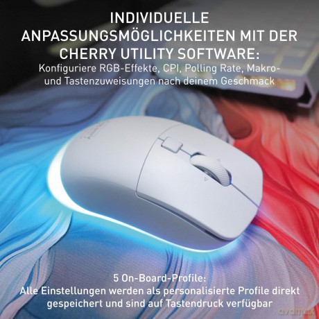 CHERRY XTRFY M50 White Wireless Mouse