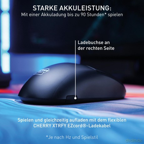 CHERRY XTRFY M68 Pro Wireless, Black Wir