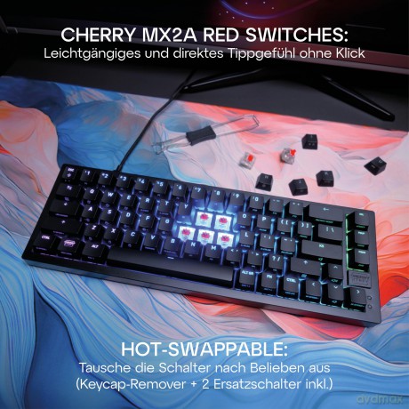 CHERRY XTRFY TAS K5V2 Corded DE-Layout s