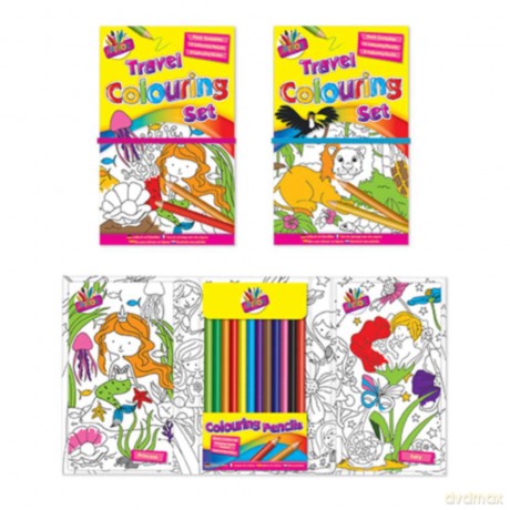 Childrens Travel Colouring Set [KSIĄŻKA]