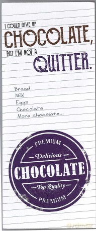 Chocolate Shopping List: Chocolate Shopping List