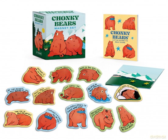 Chonky Bears Magnet Set [KSIĄŻKA]