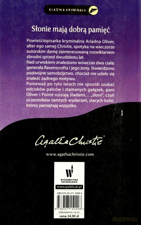 Słonie Mają Dobrą Pamięć - Agata Christie [KSIĄŻKA]