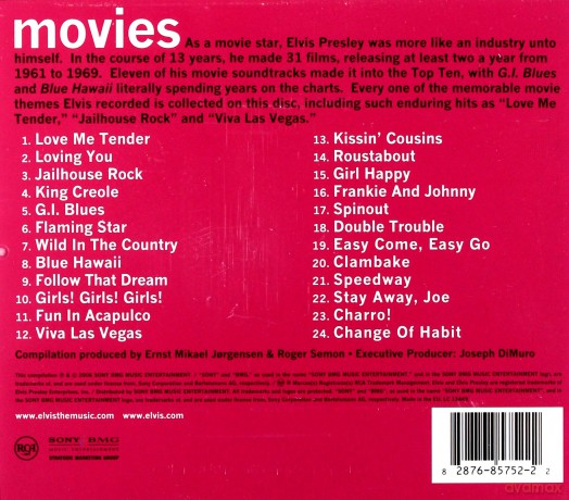 Elvis Presley: Elvis Movies [CD]