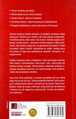 Sprzedawaj Jak Kobieta, Zarabiaj Jak Mężczyzna - Ewa A. Swat [KSIĄŻKA]
