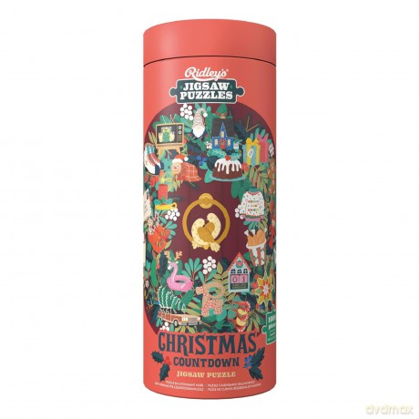 Christmas Countdown 1000Piece Jigsaw Puzzle [KSIĄŻKA]