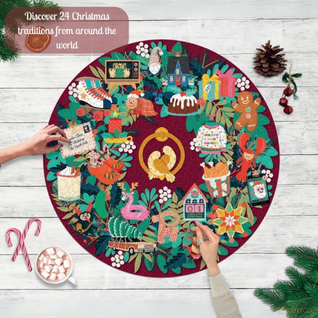 Christmas Countdown 1000Piece Jigsaw Puzzle [KSIĄŻKA]