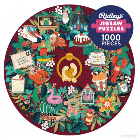 Christmas Countdown 1000Piece Jigsaw Puzzle [KSIĄŻKA]