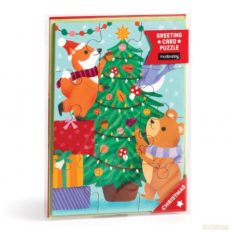 Christmas Critters Greeting Card Puzzle [KSIĄŻKA]