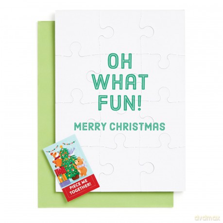 Christmas Critters Greeting Card Puzzle [KSIĄŻKA]