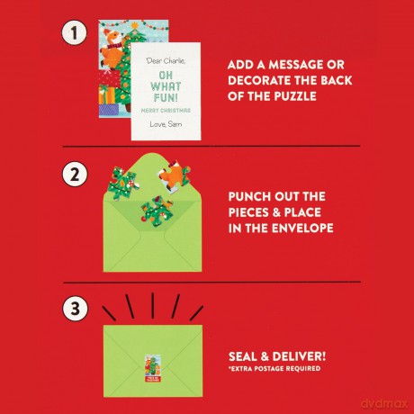 Christmas Critters Greeting Card Puzzle [KSIĄŻKA]
