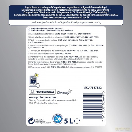Cif Prof.Glasreiniger 2x 5L