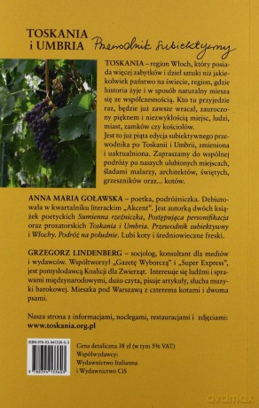 Toskania I Umbria. Przewodnik Subiektywny - Anna Maria Goławska [KSIĄŻKA]