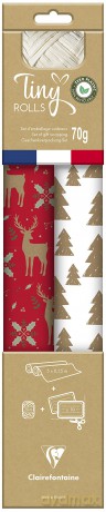 Clairefontaine: Clairefontaine Geschenkpapier Set Tiny R