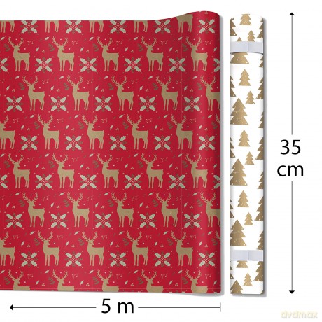 Clairefontaine: Clairefontaine Geschenkpapier Set Tiny R