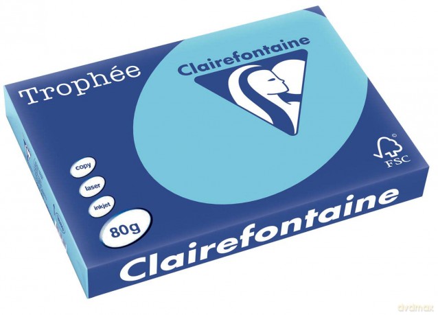 Clairefontaine: Clairefontaine Kopierpapier TrophŠe blau