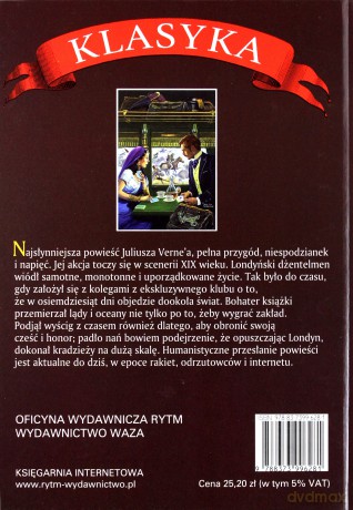 W 80 Dni Dookoła Świata - Jules Verne [KSIĄŻKA]