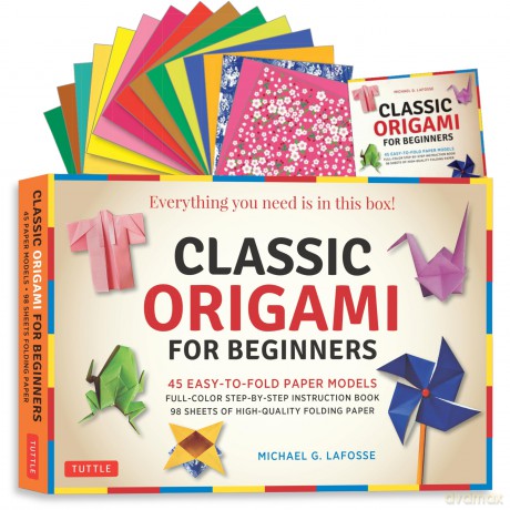 Classic Origami For Beginners Kit [KSIĄŻKA]